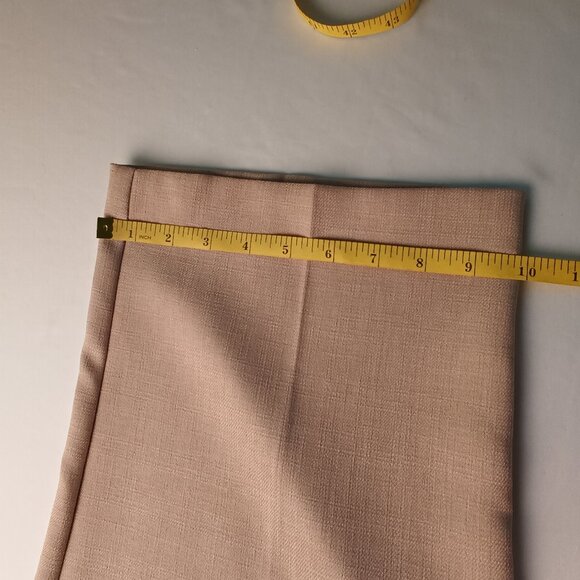 NWT Alfred Dunner Pants Size 18 Short Viennese Waltz Wide Leg High Rise Beige - Picture 10 of 10